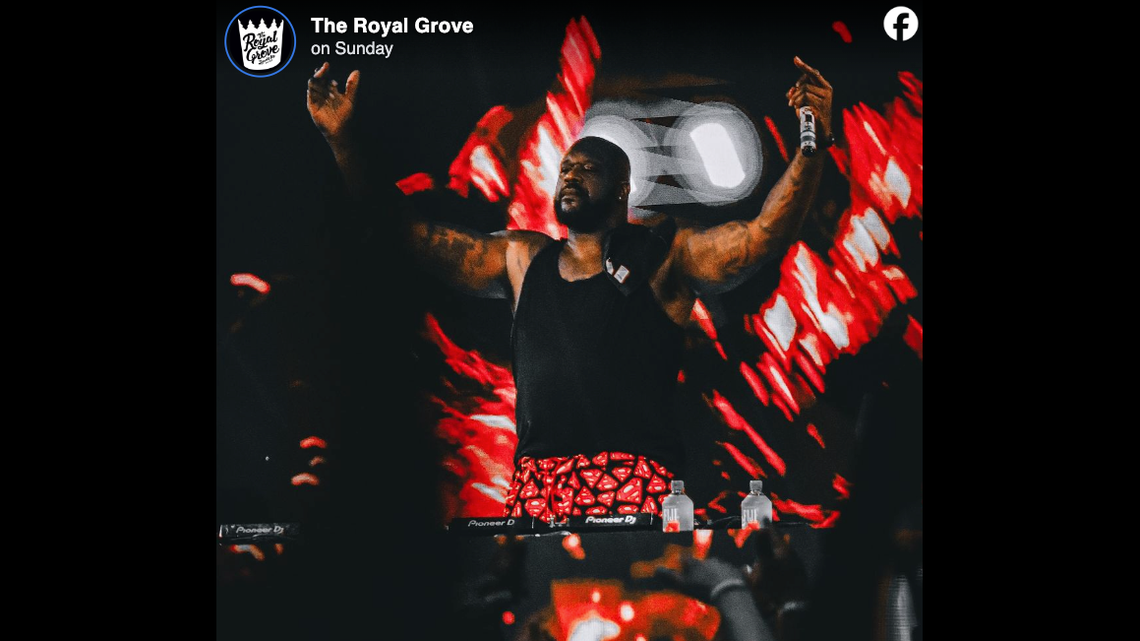 NBA Hall of Famer Shaquille O’Neal, under his DJ name Diesel, performed at The Royal Grove in Lincoln, Nebraska, on Saturday, June 29.