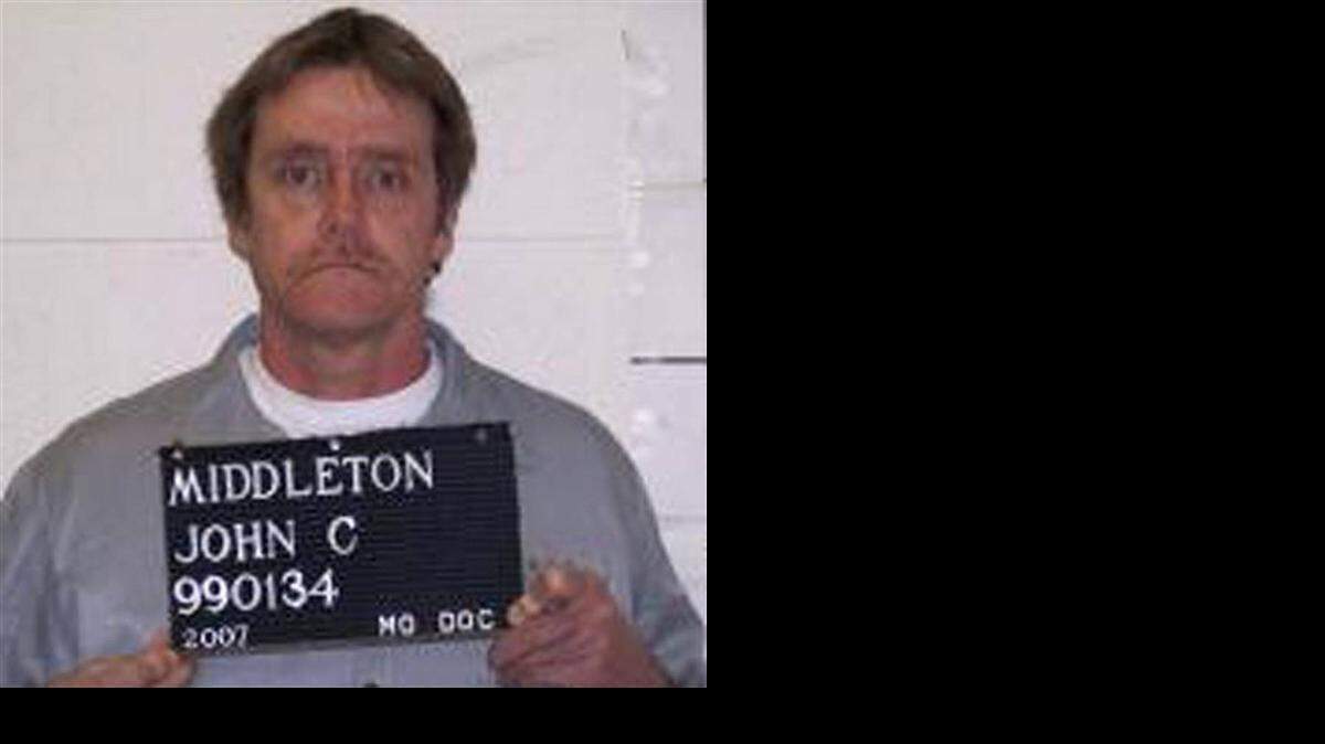 
FILE - In this 2007 file photo provided by the Missouri Department of Corrections is John Middleton. Middleton is scheduled to die for the 1995 murder of Alfred Pinegar, a suspected drug snitch in rural Missouri.

