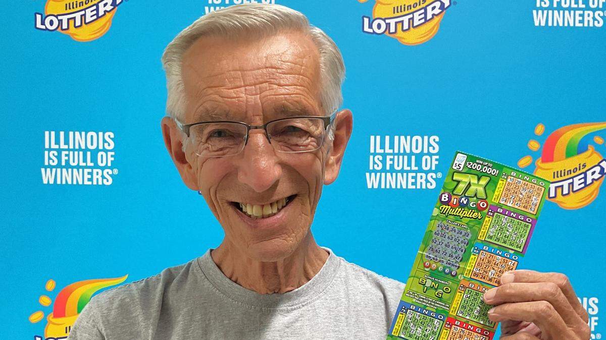 Clarence Neuenkirchen won a $200,000 grand prize playing a scratch-off game.