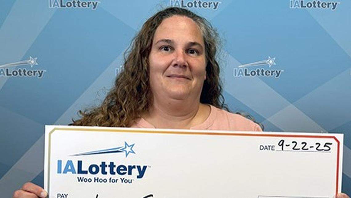 An Iowa woman won a huge lottery prize on a scratch-off ticket in Ames.