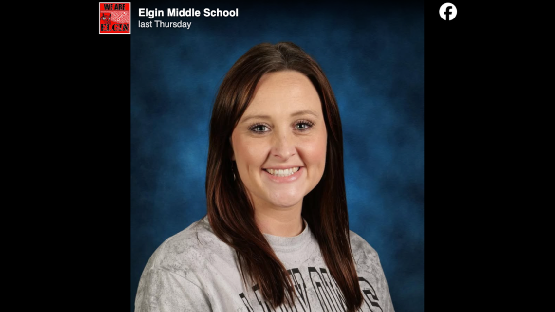 Holly Hill, a teacher at Elgin Middle School, died Oct. 23 from health complications years after her family said she drank a tainted margarita.