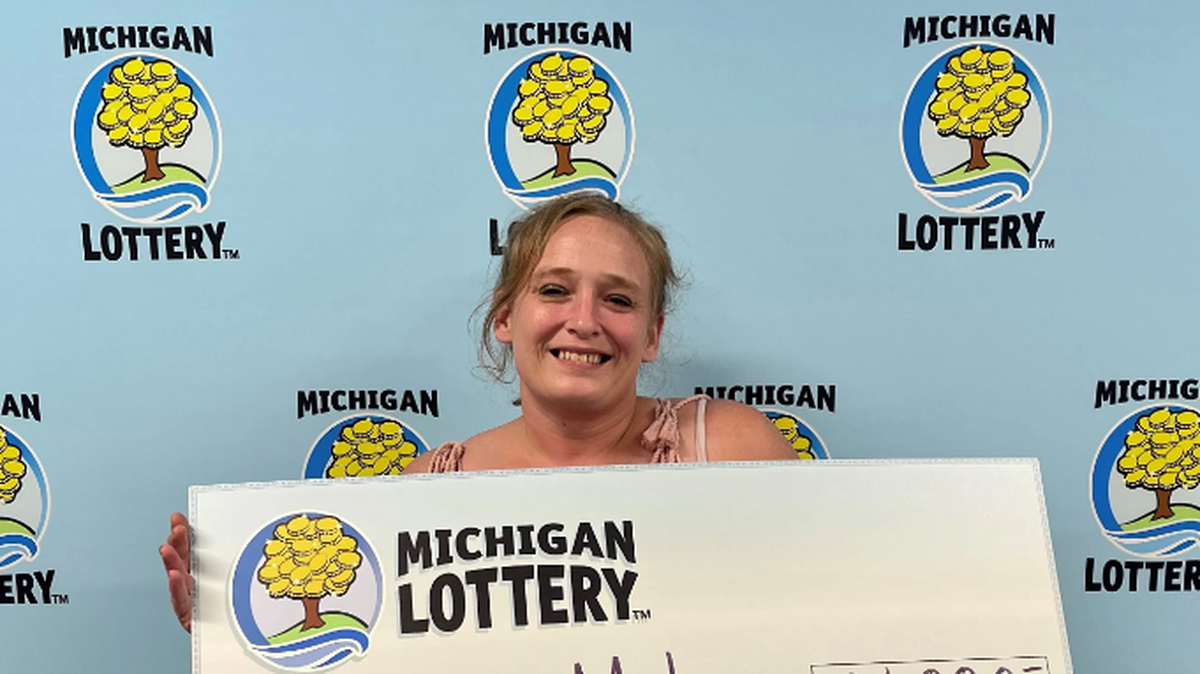 A Michigan woman won a big prize after playing an instant lottery game.