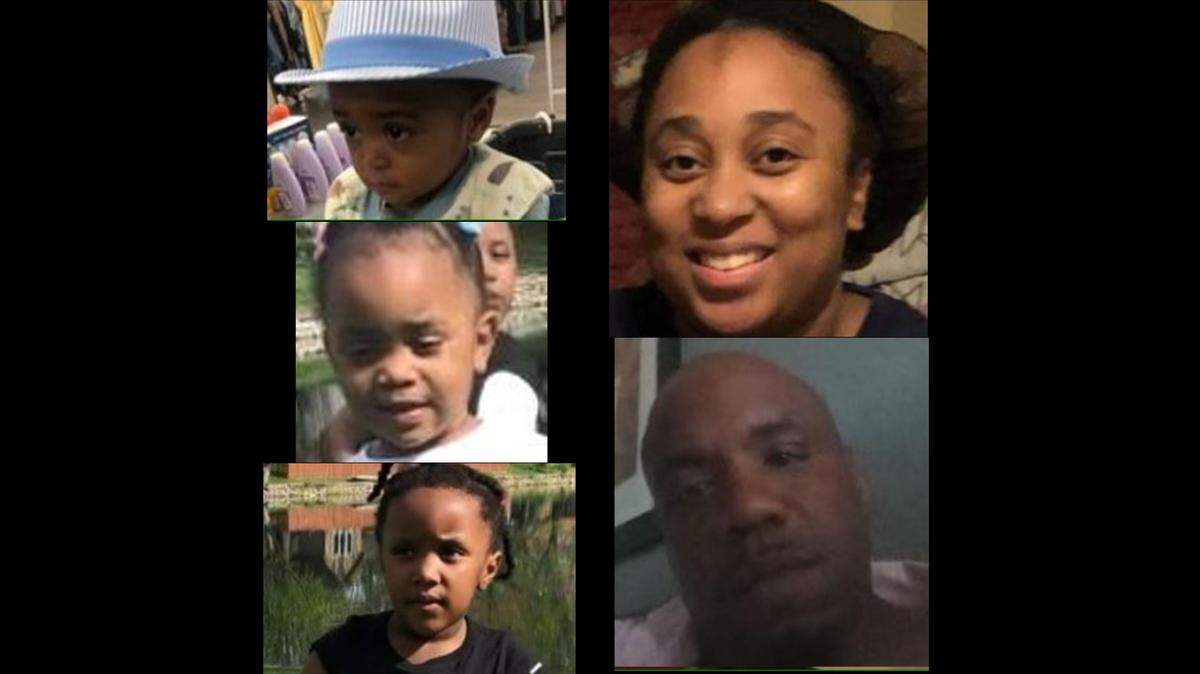 Police in Indiana are looking for three children and their parents after they went missing.