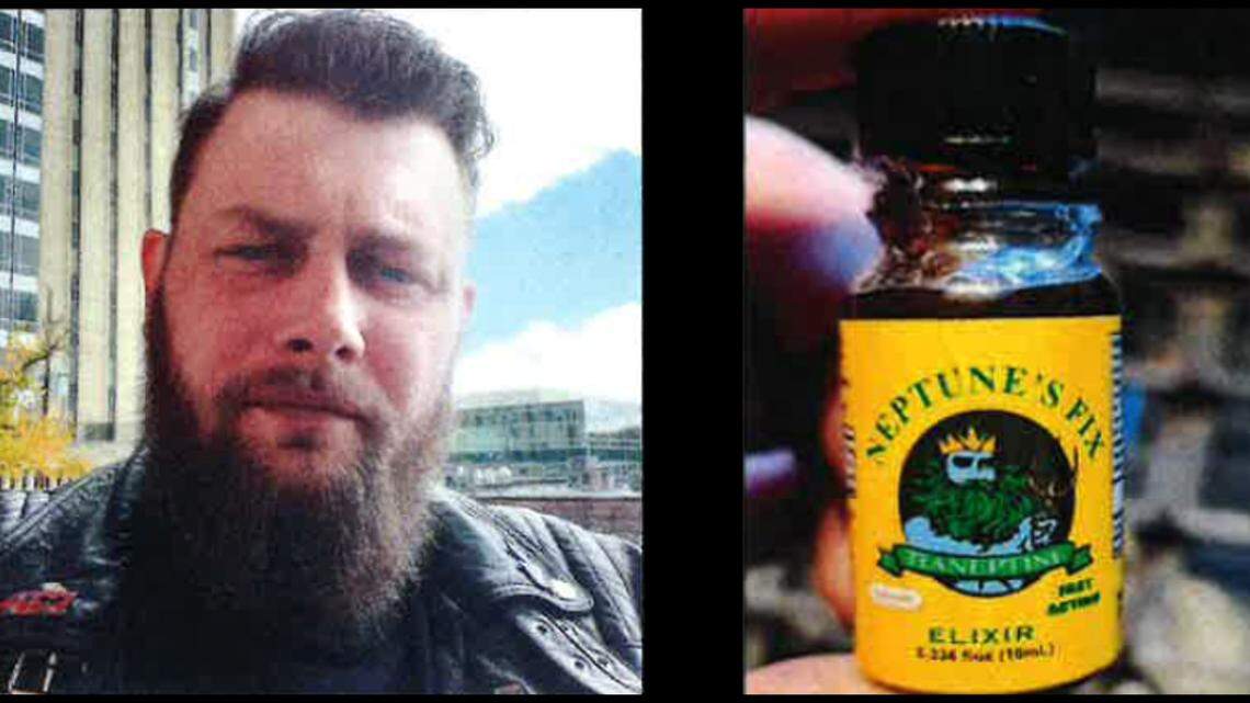 Christopher Haggarty died after consuming Neptune’s Fix Elixir, also known as “gas station heroin,” according to a lawsuit filed by his family.
