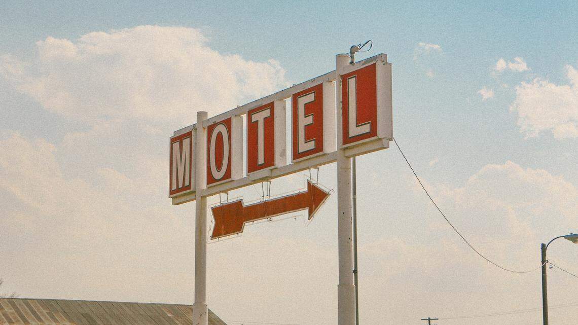 The owner of a Nebraska motel, not the one pictured, is accused of shooting one of her guests, cops say.
