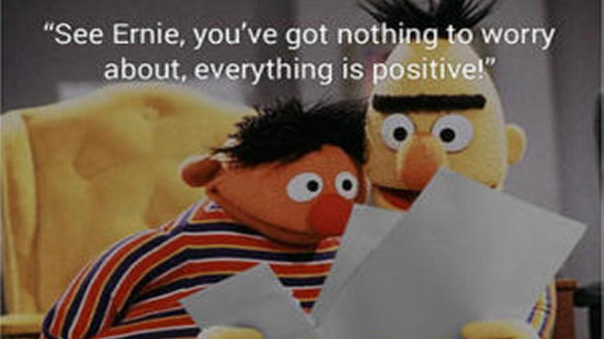 This Facebook promotion starring Bert and Ernie from Sesame Street has since been taken down.