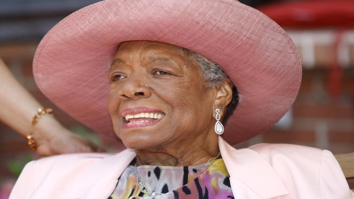 This May 20, 2010, file photo shows Maya Angelou at her home in Winston-Salem, N.C. The relatively uncontroversial step of naming a post office took an odd turn in the House as nine Republicans balked at putting Angelou’s name on the building.