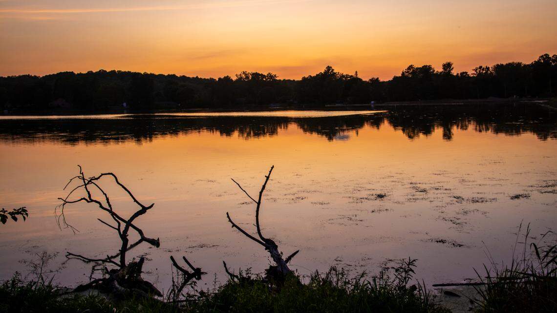 Portage Lakes State Park offers swimming, boating and fishing