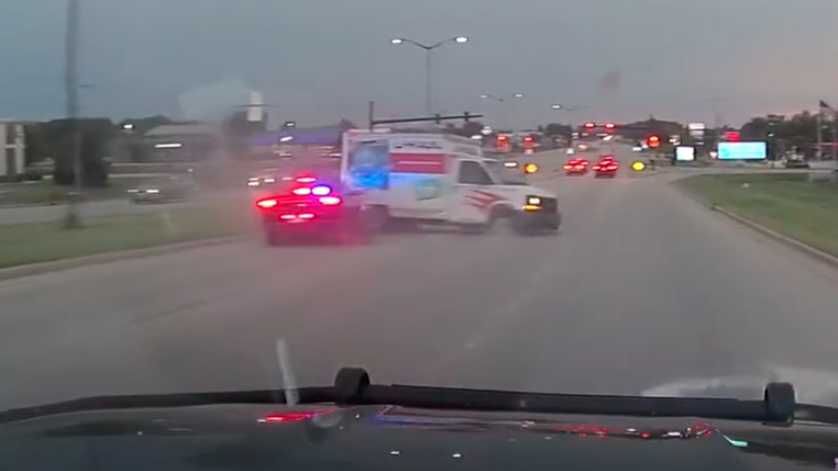 Two people were arrested following a shooting and chase as they fled in a U-Haul, police say.