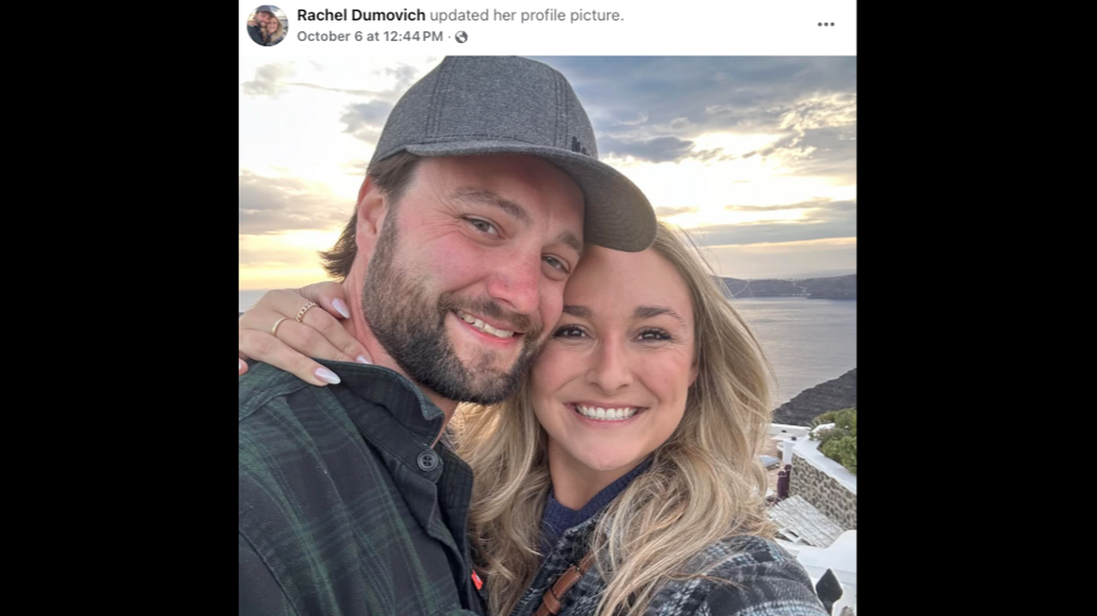 Brandon and Rachel Dumovich were found fatally shot inside a vehicle Oct. 6, police say.