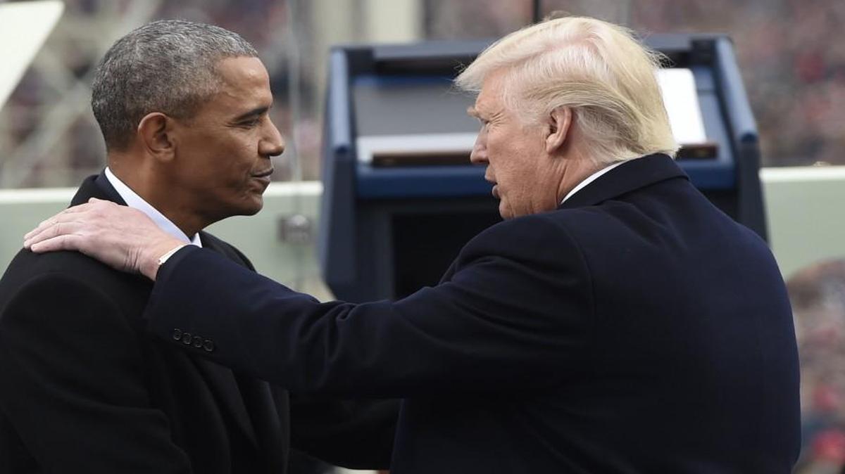 President Donald Trump on Saturday accused former President Barack Obama of tapping his phones at Trump Tower.