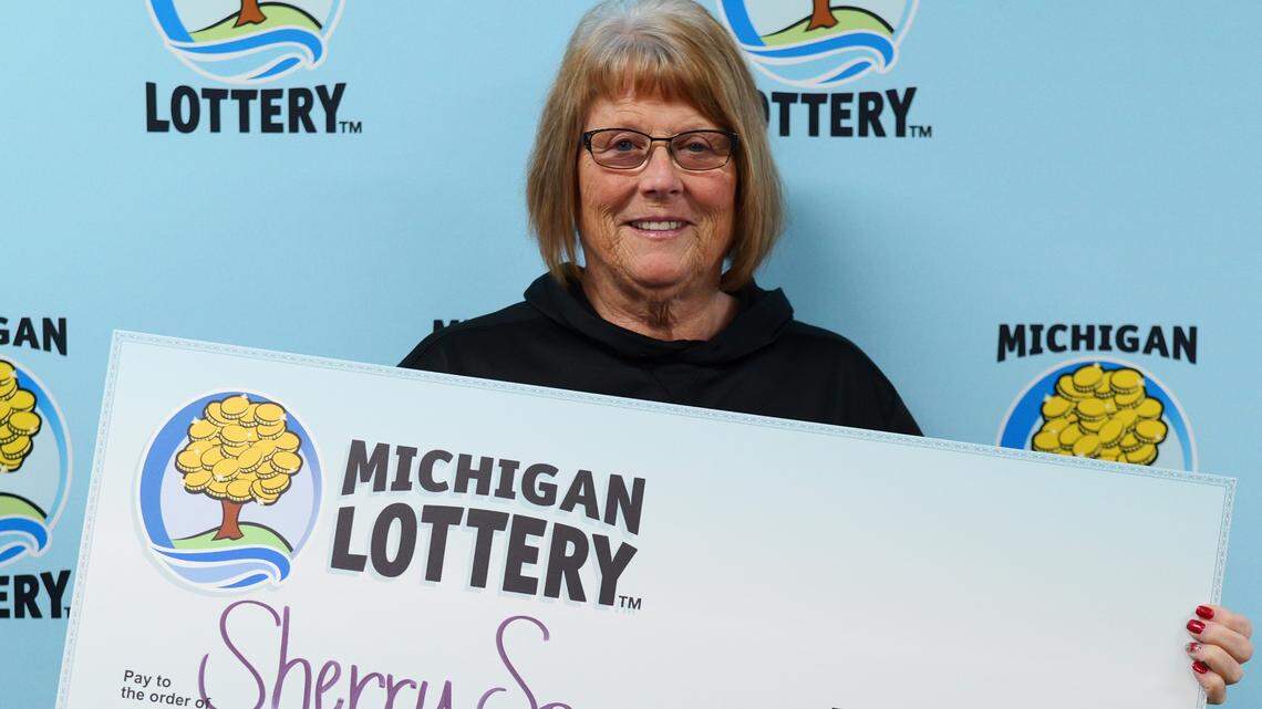 A woman was shocked to see that she won a huge lottery prize in Michigan.