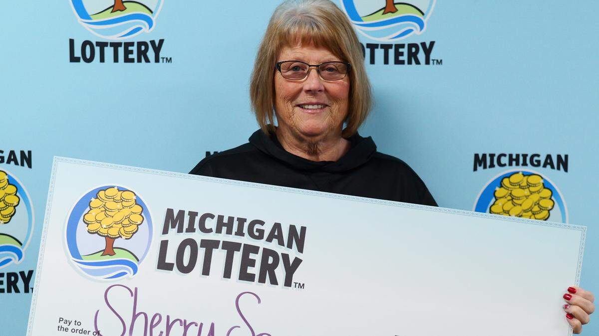 A woman was shocked to see that she won a huge lottery prize in Michigan.