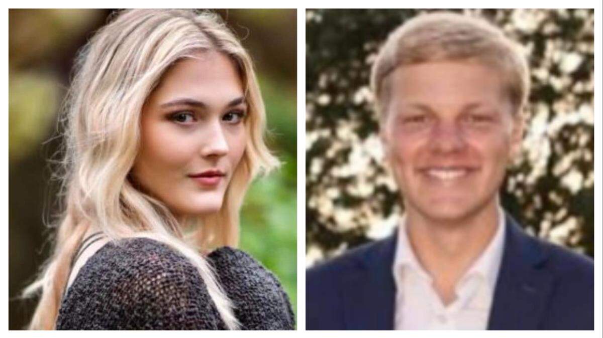Karys Seipel, left, and Michael Barch, right, died in a May 2023 crash involving another driving speeding at 107 mph, authorities say.