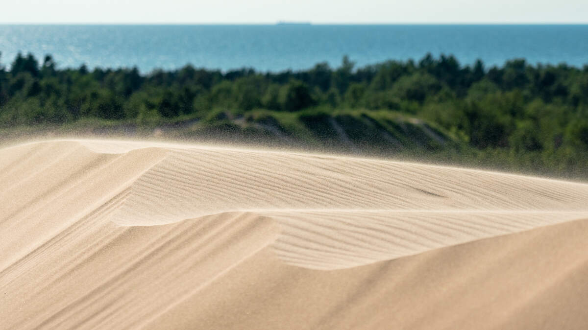 A 9-year-old boy was rescued when sand collapsed on him at the Silver Lake State Park sand dunes.