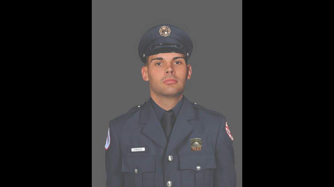 Chicago firefighter Andrew Price, 39, died in the line of duty while battling a building fire.