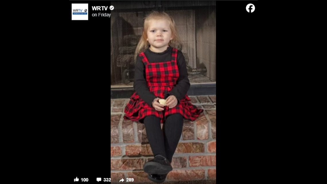 Five-year-old Kinsleigh Welty was found unresponsive and later died. Her mother was arrested in charged with murder.