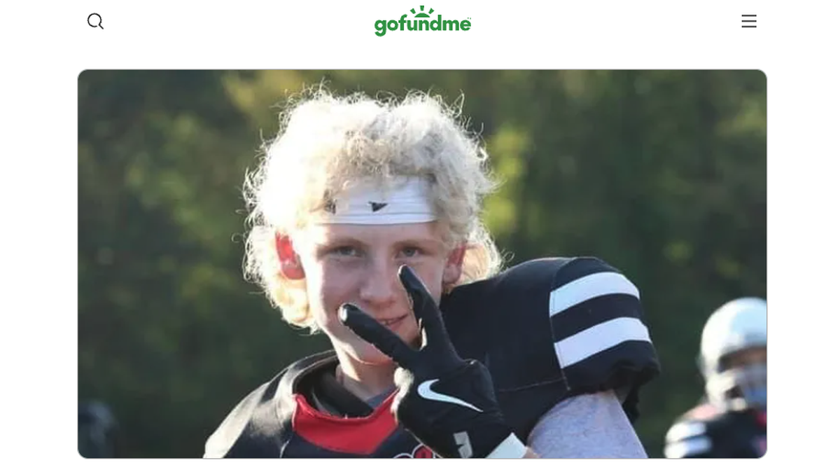 Mayson White, a freshman at Tuscarawas Valley High School, became paralyzed during a game Aug. 22.