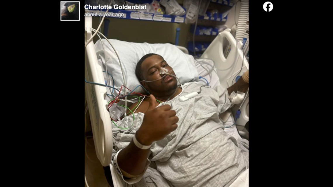 Shaquille Latimore was shot in 2023 during a youth football practice, police said.