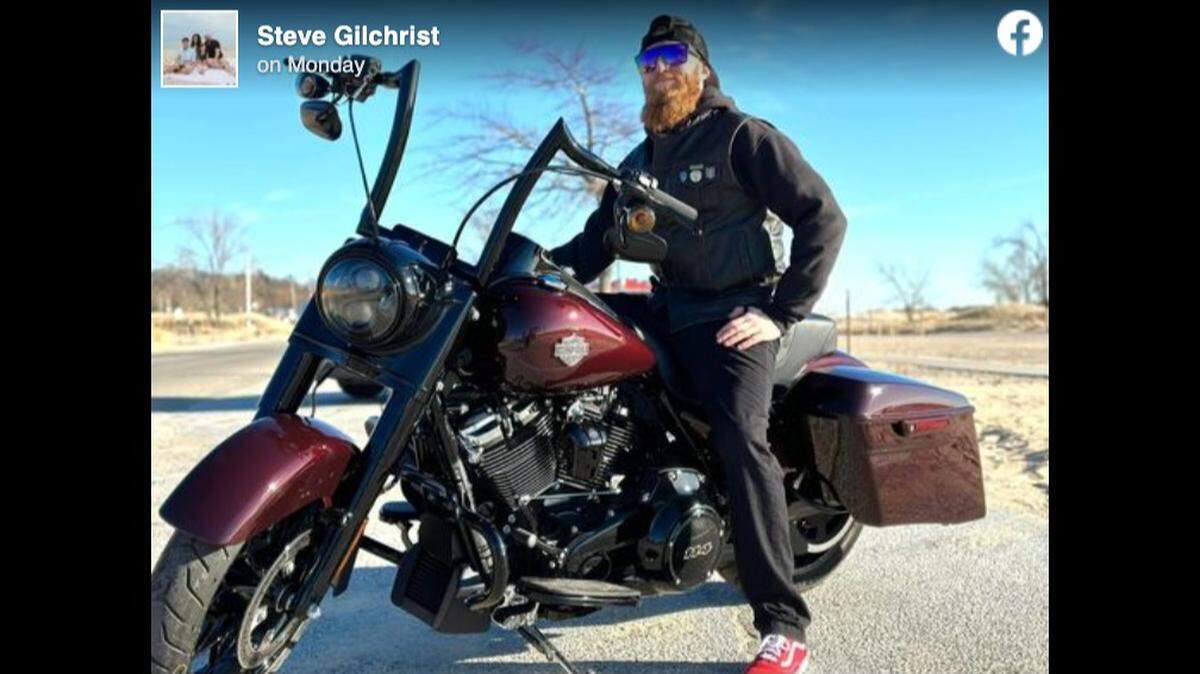 Jace Baker, 28, died after a garage fire while working on his motorcycle, officials say.
