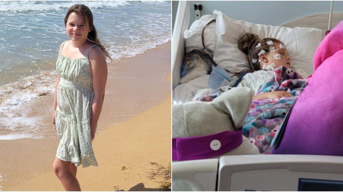 Aspen Lamfers, 11, was left critically ill after eating contaminated food at a Michigan Wendy’s.