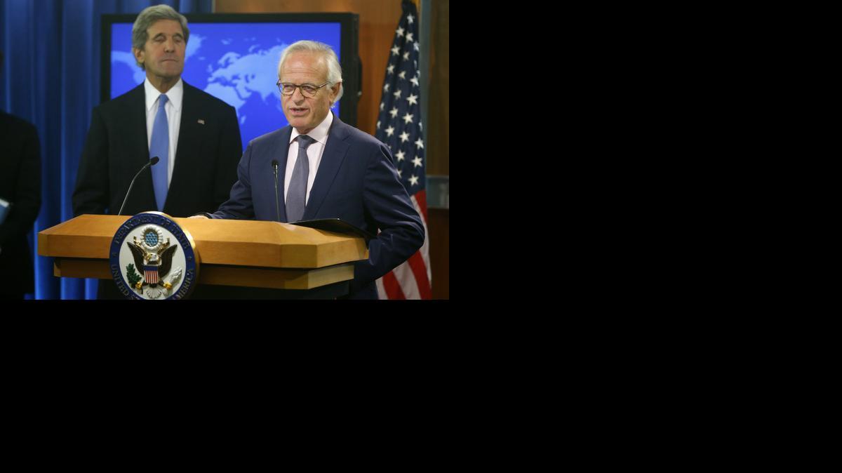 
Secretary of State John Kerry and Martin Indyk
