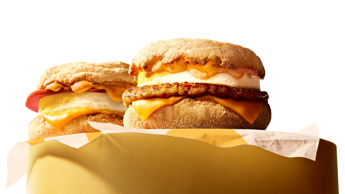 McDonald’s is rolling out a line of new breakfast sandwiches, but they won’t stick around.