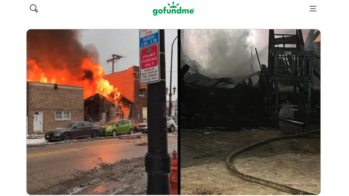 A Cicero, Illinois, couple getting married had their house burn down due to a potential gas leak, authorities say.