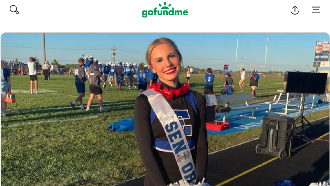 Lindsay Locker, 17, was killed in a crash when a driver hydroplaned and ran off the roadway, cops say.