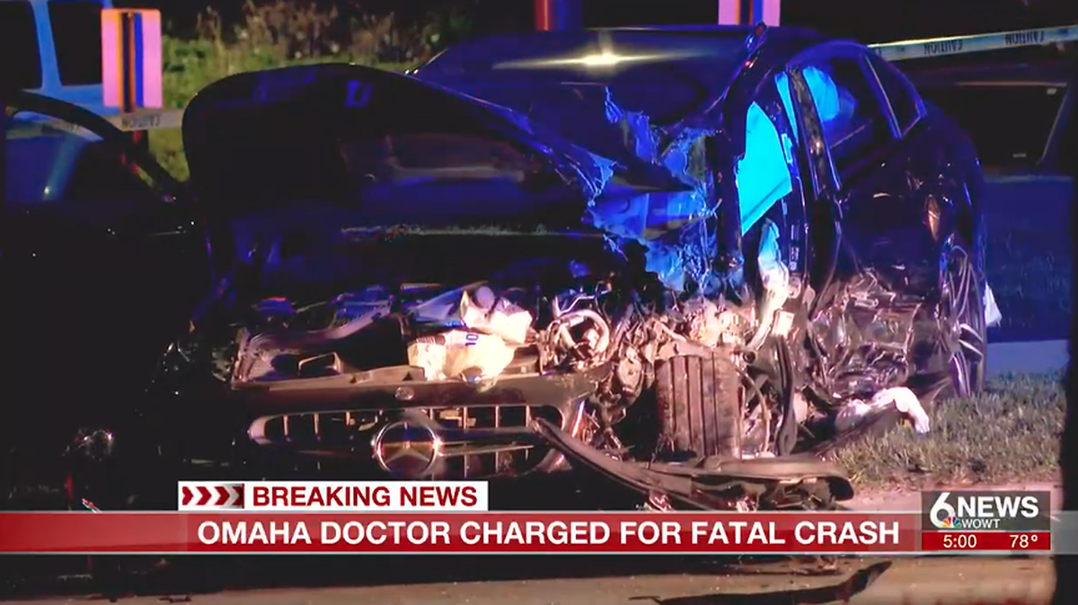 Mark Carlson is charged with manslaughter in a crash that killed 22-year-old Anna Bosma, police say.
