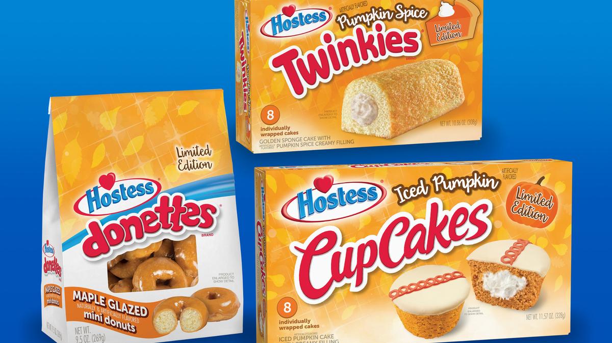 Hostess is bringing back a fan-favorite Twinkies cake and teasing new flavor in time for fall.