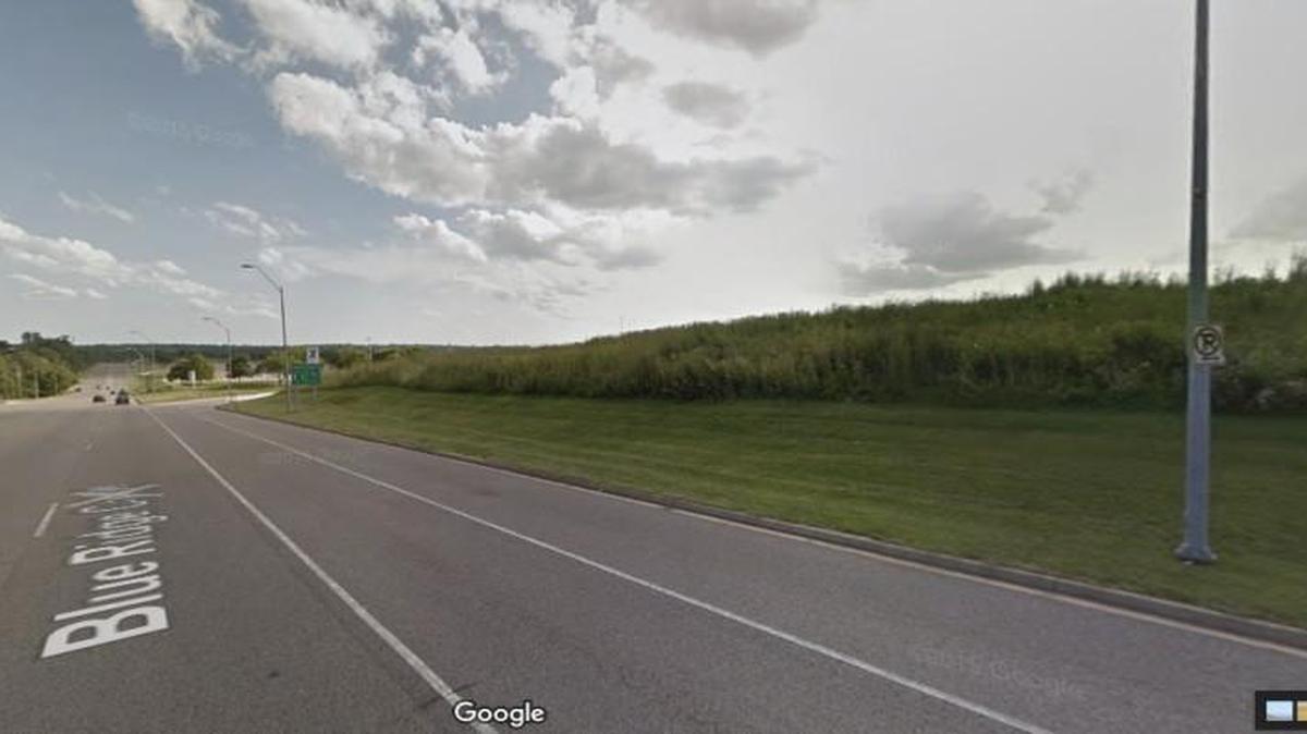 This bus stop on Blue Ridge Cutoff near Kauffman Stadium is a finalist for the title of “America’s Sorriest Bus Stop.”