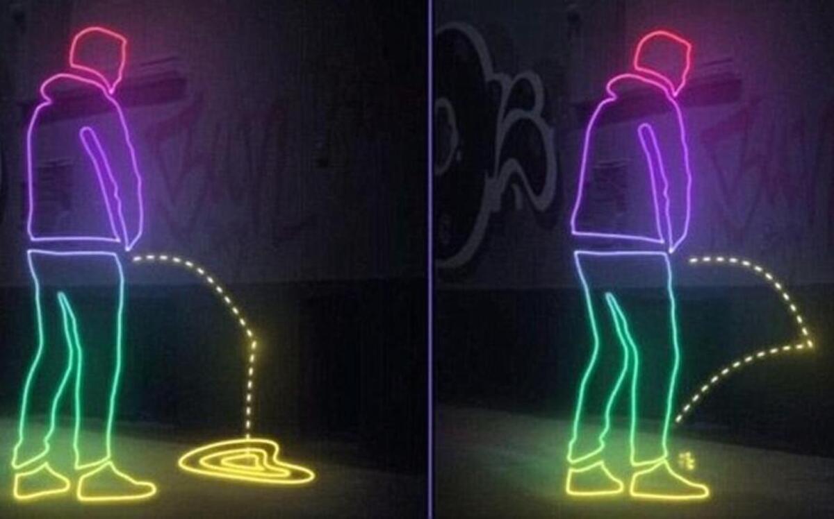 Merchants in a nightclub district in Hamburg, Germany last year used special pee-proof paint and a marketing campaign to cut down on public urination.
