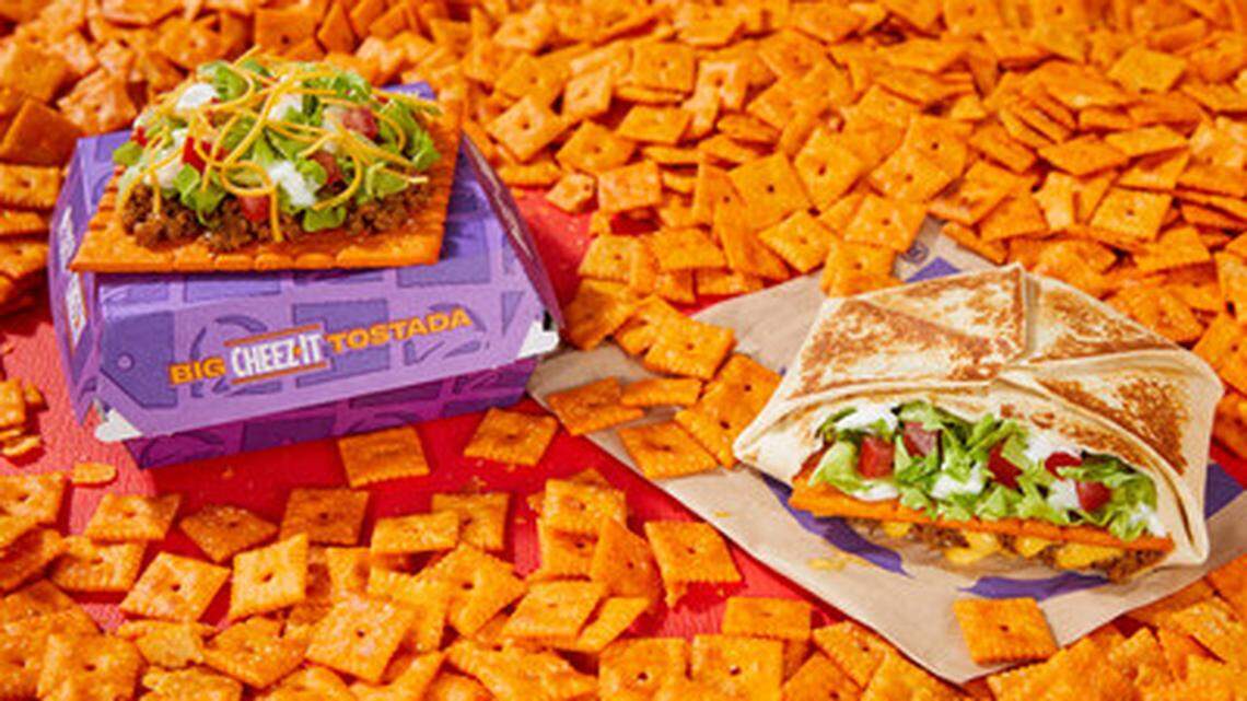 Taco Bell and Cheez-It have teamed up to launch the new Big Cheez-It Crunchwrap Supreme and Big Cheez-It Tostada at restaurants nationwide.