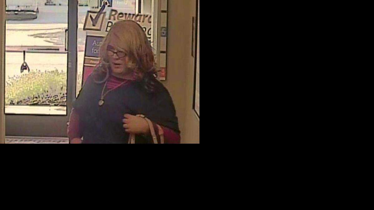
This image from surveillance shows a wanted man dubbed the ‘Mrs. Doubtfire’ bandit 
