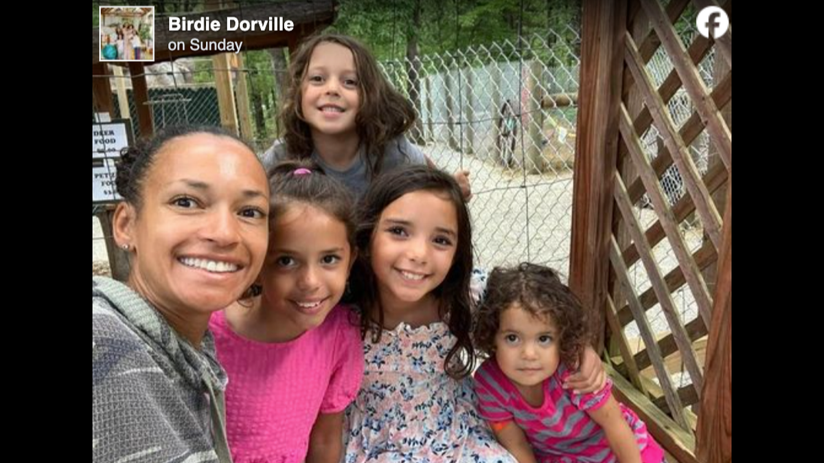 Bernadine “Birdie” Pruessner, left, and her four children died in a house fire in Missouri, authorities say. Pruessner is believed to have set fire to a mattress in what is called a murder-suicide.