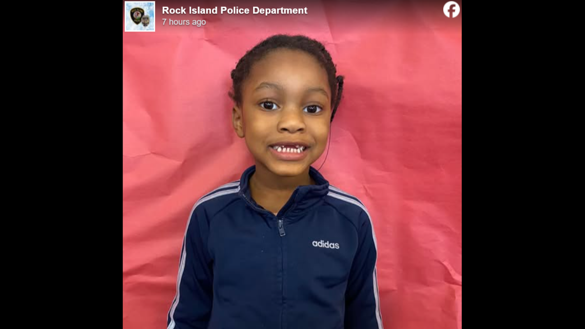 An Illinois girl, Blessing Aoci, was found safe after her mother’s car was stolen while she was in the back seat, police say.