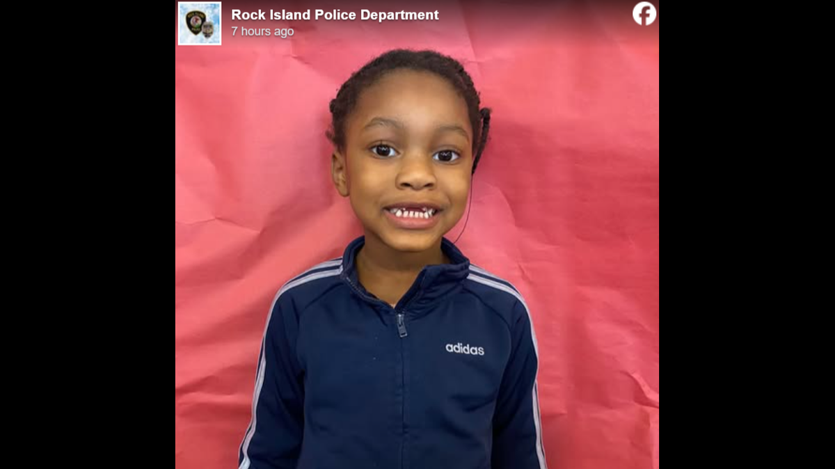 An Illinois girl, Blessing Aoci, was found safe after her mother’s car was stolen while she was in the back seat, police say.