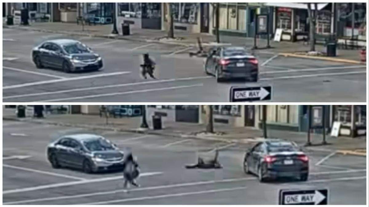 A boy was struck by a car while walking in the crosswalk on his way to school, Ohio police said.