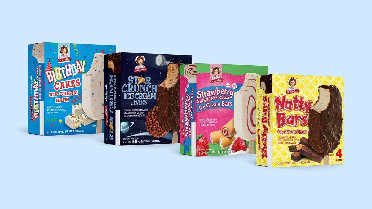 Little Debbie-inspired ice cream bars are headed to freezer aisles.