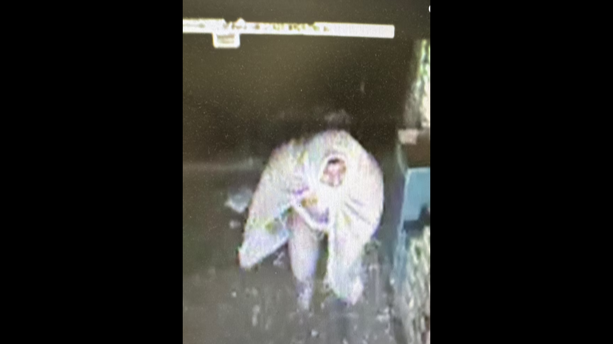 Surveillance footage showed a man wearing only underwear and a “cape” breaking into a Dollar General, Ohio deputies said.
