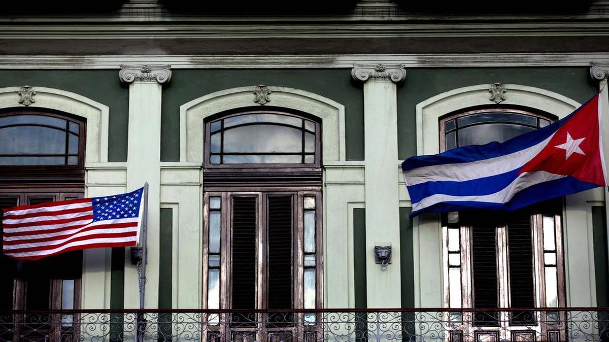 
The United States will announce a deal to reopen an embassy in Havana, a significant move in the thawing of relations between the U.S. and Cuba. Recently, American and Cuban flags waved from the balcony of the Hotel Saratoga in Havana.


