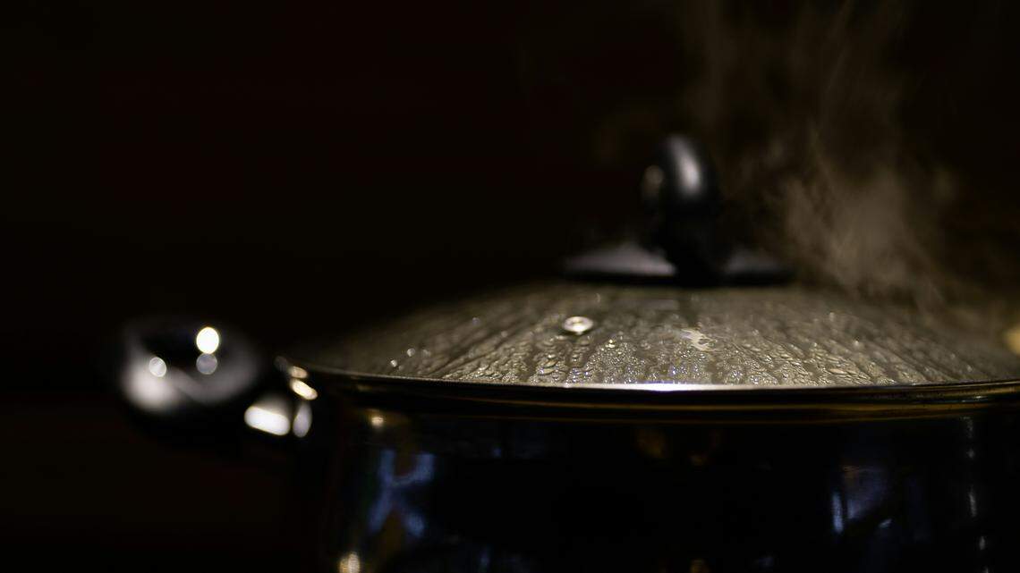 A 12-year-old boy poured boiling hot water on his 9-year-old brother as part of a social media prank, police said. 