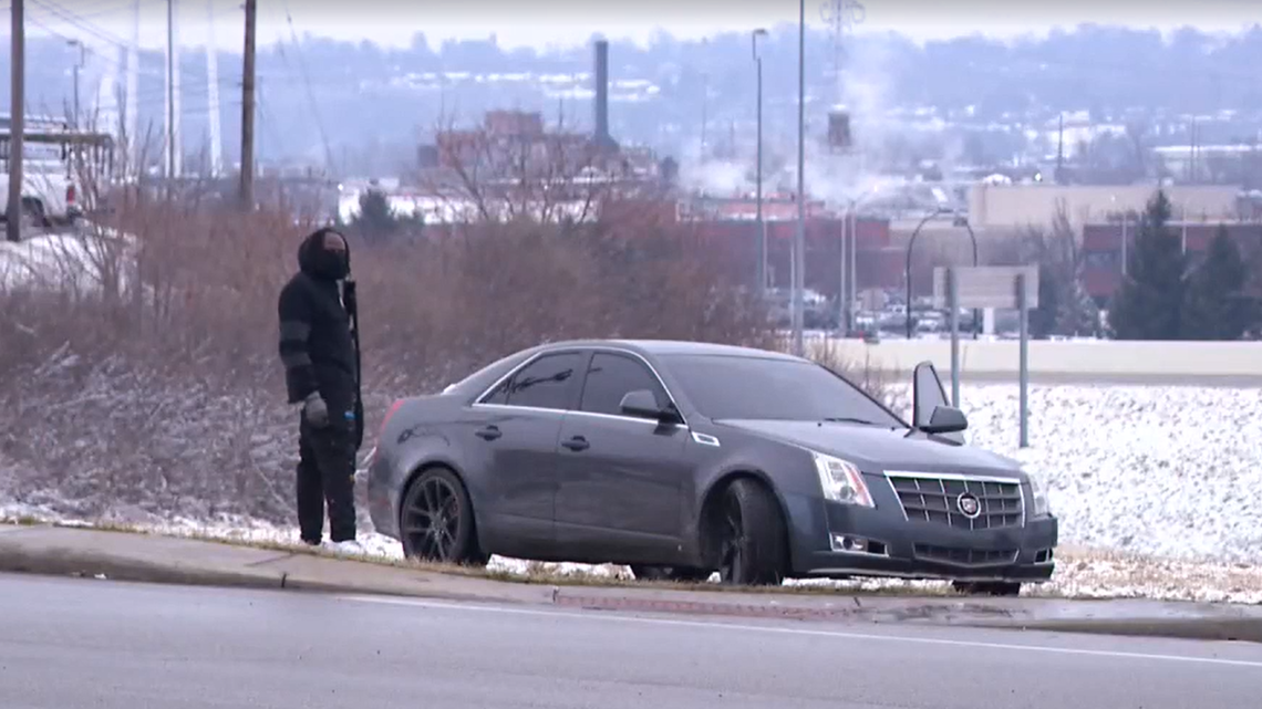 A group of armed citizens are patrolling Lincoln Heights, Ohio, in the wake of a neo-Nazi rally held near the community. Witnesses say armed men are also stopping drivers and questioning them.