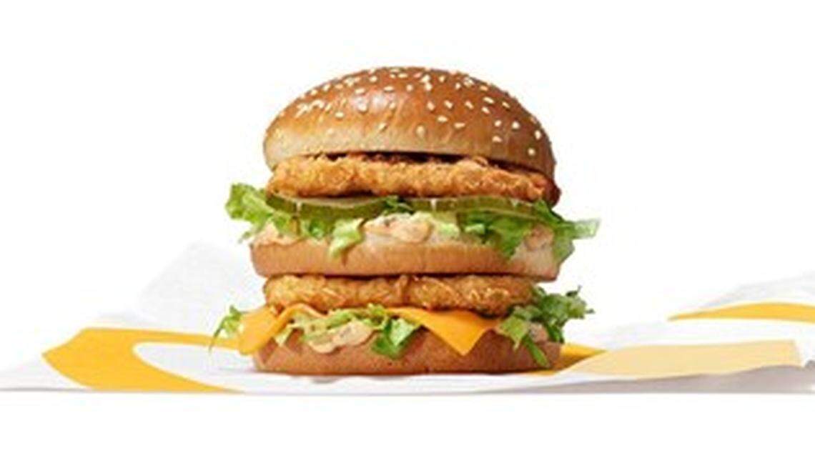 McDonald’s Chicken Big Mac has been offered around the world and will finally arrive at U.S. restaurants this month, according to the fast food giant.