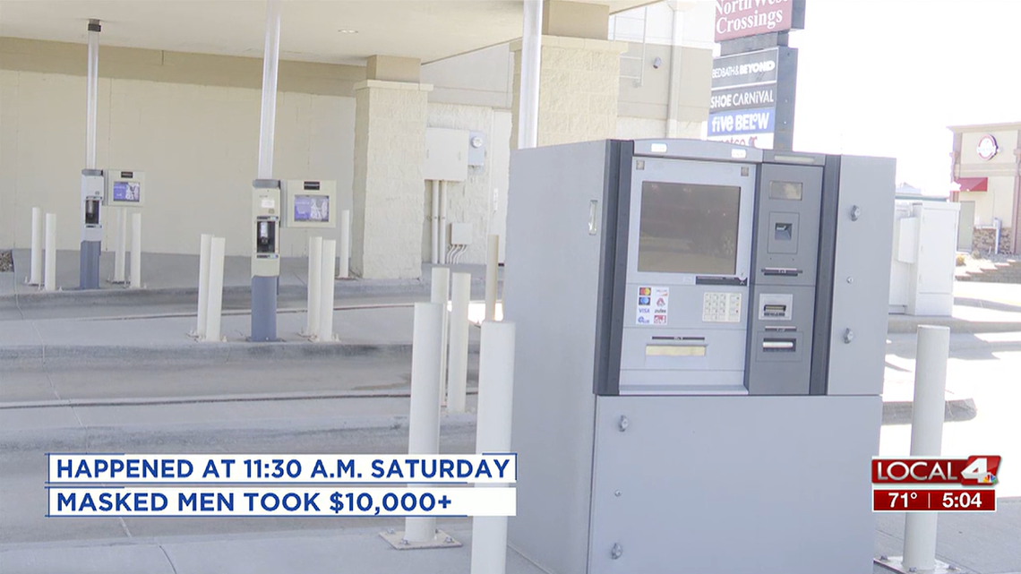 Police in Nebraska are investigating after they say masked suspects robbed an ATM in Grand Island.