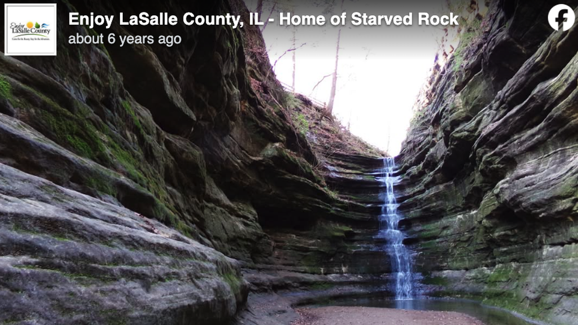 A mom and her son were rescued from French Canyon at Starved Rock State Park in Illinois, officials say.