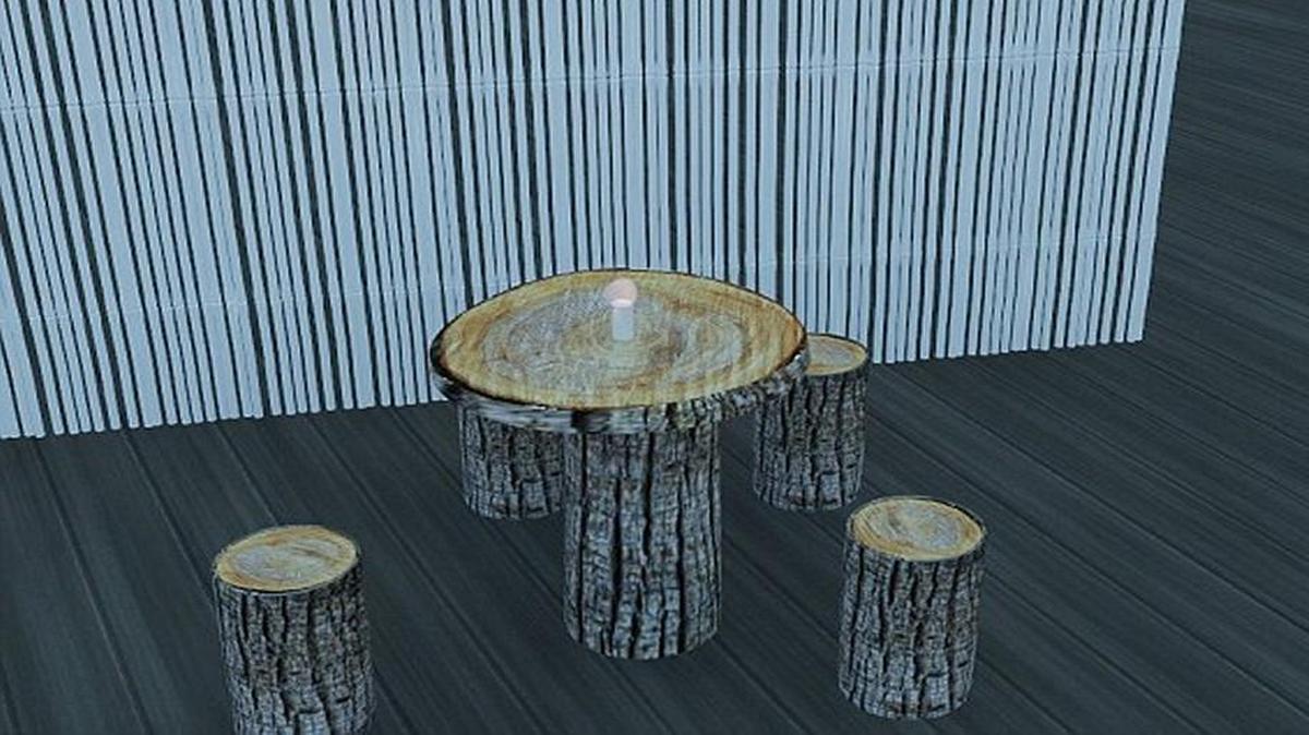 A pop-up restaurant with a section for naked diners will open for three months in central London this June. This is what patrons will sit on.