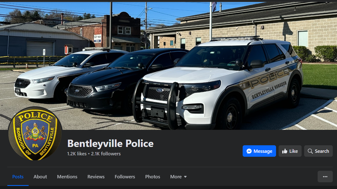 Authorities say a Pennsylvania man has turned himself into police after commenting on a Facebook post about himself.