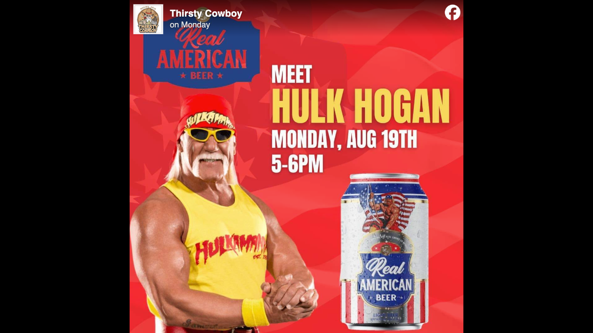 A woman was hit in the head by a flying beer can at an Ohio bar hosting a promotional event for Hulk Hogan’s new beer, police say.